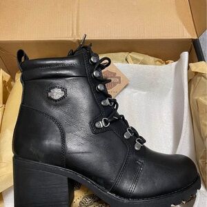 Harley-Davidson Women's Black Moto Boots